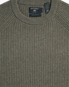 View of model wearing Jodhpurs Crewneck Sweater, Regular Fit.