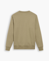 View of model wearing Lemon Pepper Crewneck Sweatshirt,  Regular Fit.