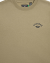 View of model wearing Lemon Pepper Crewneck Sweatshirt,  Regular Fit.
