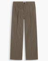 View of model wearing Lemon Pepper Eighty-Six Original Pleated Chinos, Loose Fit.