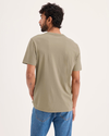 Back view of model wearing Lemon Pepper Graphic Tee, Slim Fit.