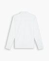 View of model wearing Lucent White 1-Pocket Shirt, Regular Fit.
