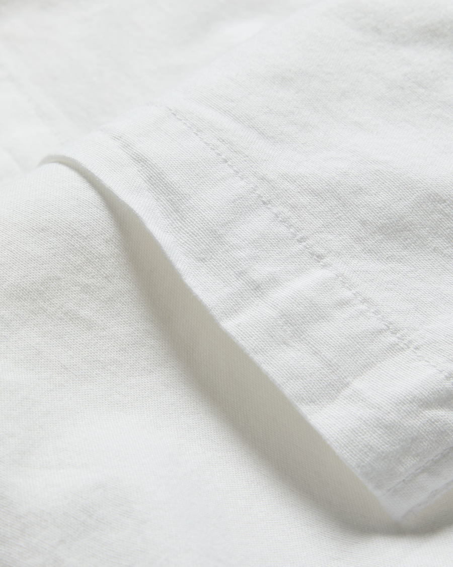 View of model wearing Lucent White 1-Pocket Shirt, Regular Fit.