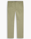View of model wearing Mermaid Workday Khaki Pants, Slim Fit.