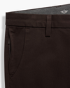 View of model wearing Mole Workday Khakis, Slim Fit.