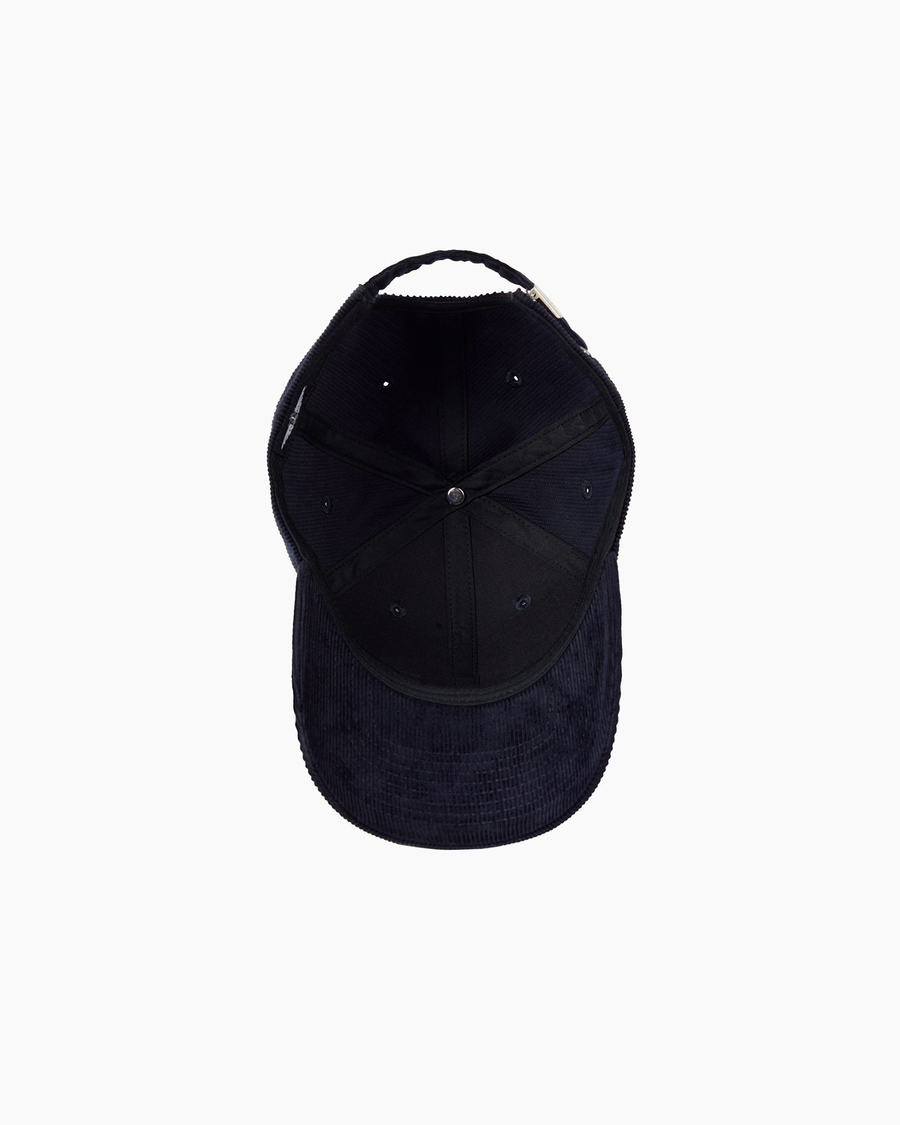 View of  Navy Blazer Unisex Corduroy Baseball Cap.