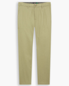 View of model wearing New British Khaki Signature Iron Free Khakis, Skinny Fit with Stain Defender®.
