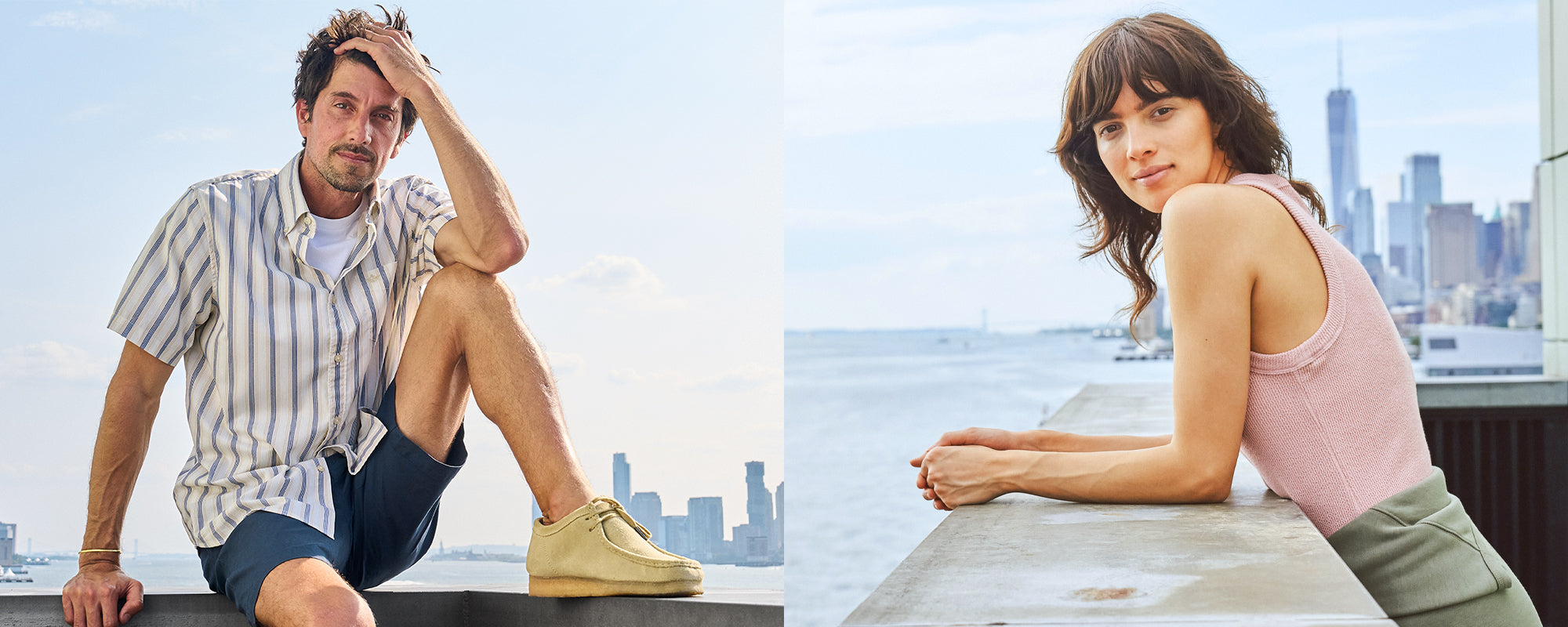 Latest Dockers® arrivals for men and women, featuring updated styles in shorts, chinos, shirts, and jackets.
