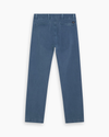 View of model wearing Ocean Blue Stonewash Alpha Chino Pants, Slim Fit.