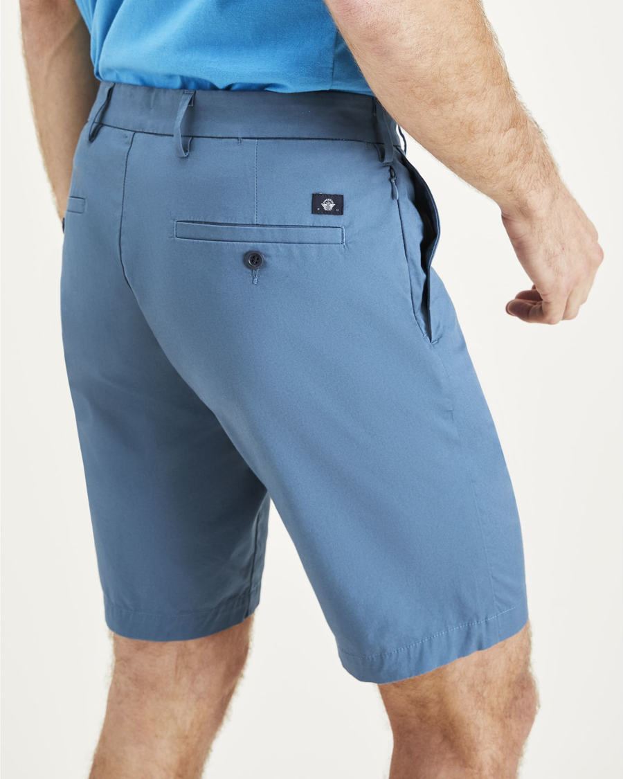View of model wearing Oceanview Men's Supreme Flex Modern Chino Short.