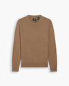 View of model wearing Otter Crewneck Sweater,  Regular Fit.