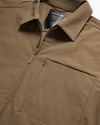 View of model wearing Otter Go Overshirt, Regular Fit with Airweave.