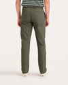 Back view of model wearing Parkfied Buttercream Crown Blue Men's Slim Fit Smart 360 Flex Ultimate Chino Pants.