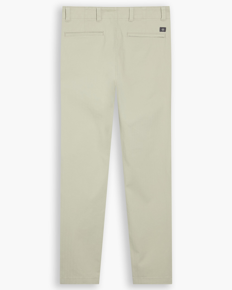 View of model wearing Pure Cashmere Alpha Chino Pants, Slim Fit.