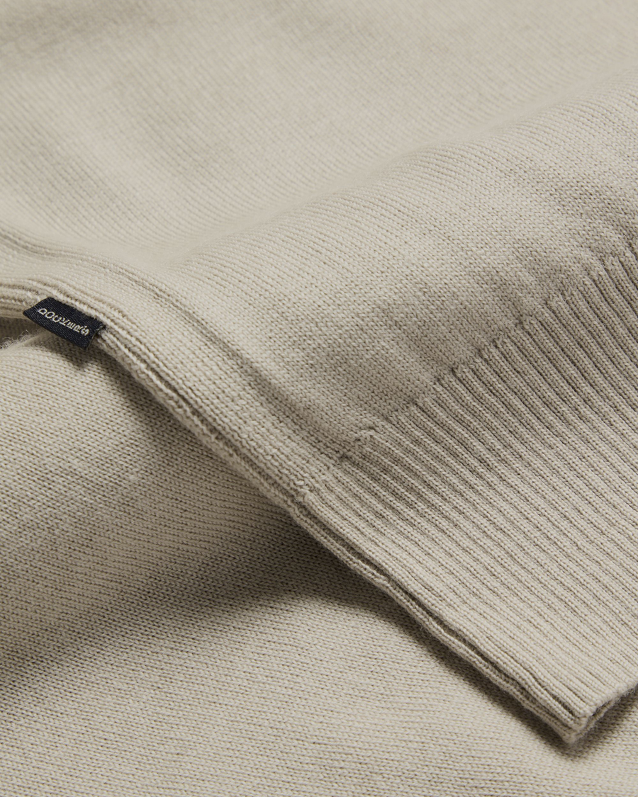 View of model wearing Pure Cashmere Turtleneck Sweater, Regular Fit.