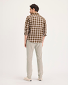 Back view of model wearing Pure Cashmere Ultimate Chinos, Skinny Fit.