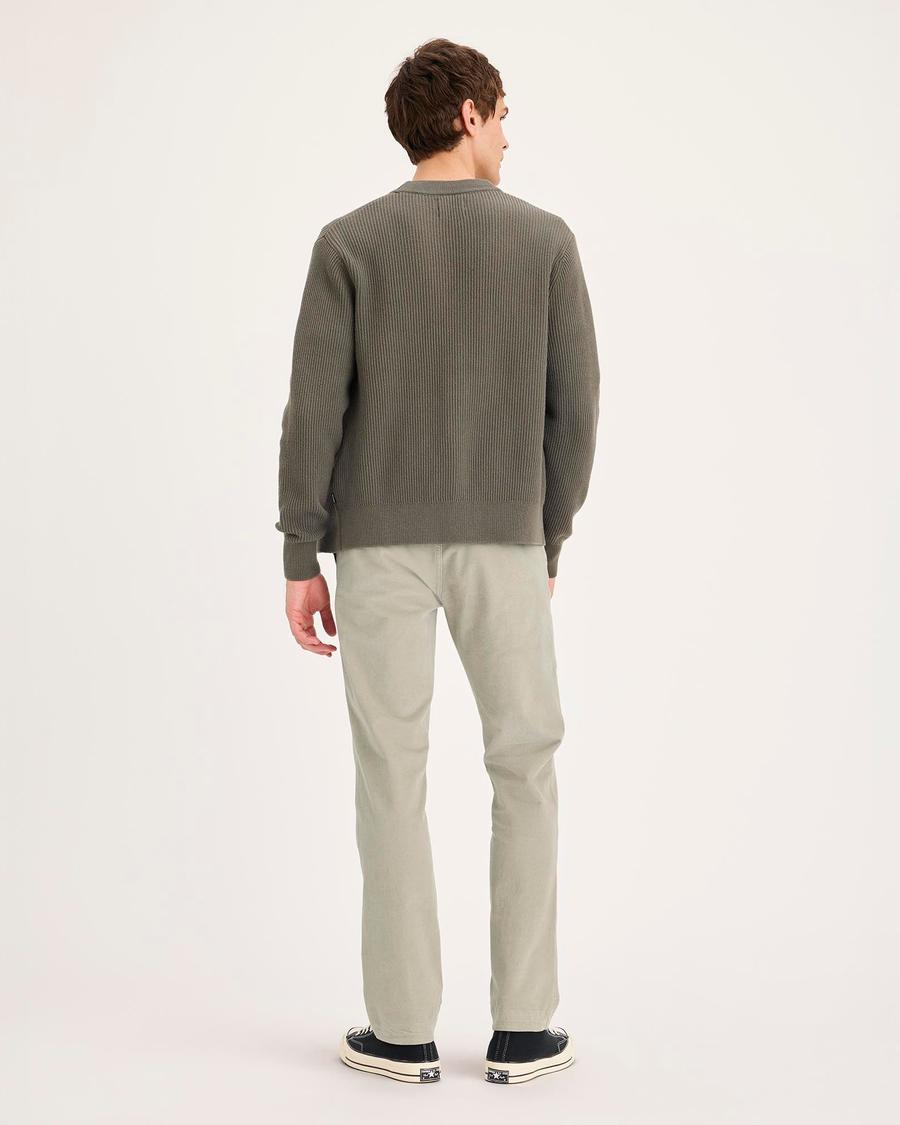 Back view of model wearing Pure Cashmere Ultimate Chinos, Slim Fit.