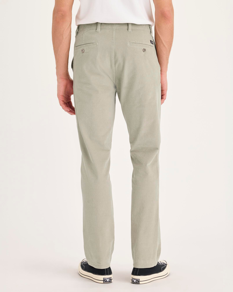 Back view of model wearing Pure Cashmere Ultimate Chinos, Slim Fit.