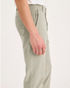 Side view of model wearing Pure Cashmere Ultimate Chinos, Slim Fit.