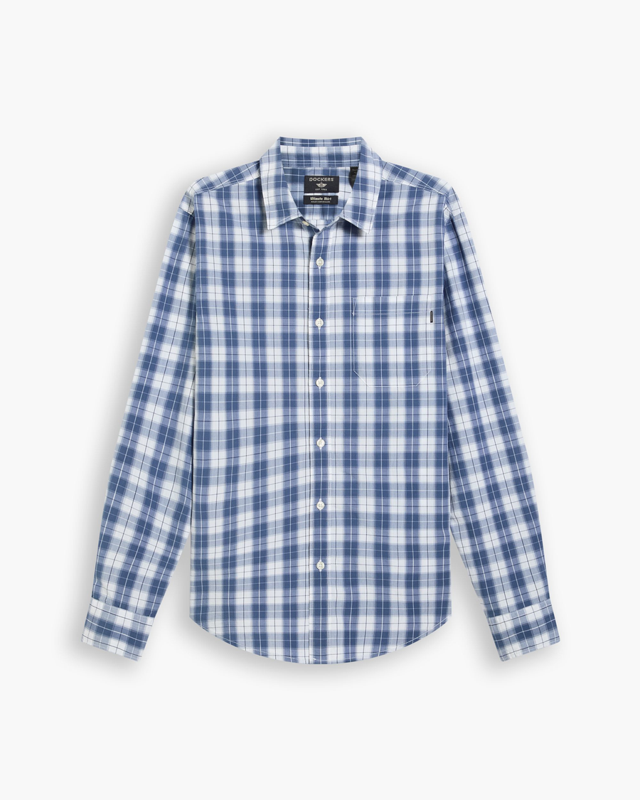 View of model wearing Reeves Coastal Ultimate Shirt, Regular Fit.