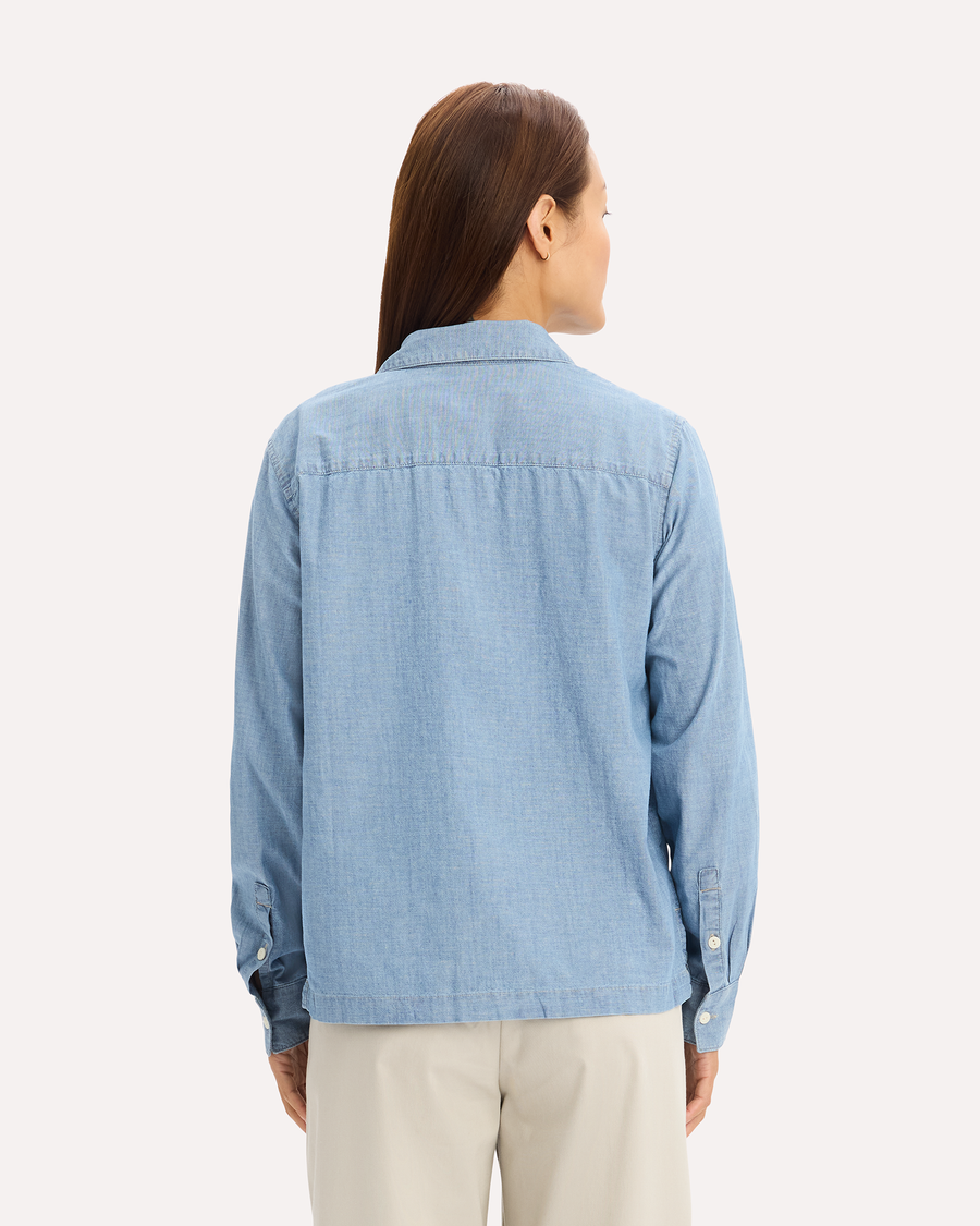 View of model wearing Rio 1-Pocket Shirt, Regular Fit.