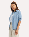 View of model wearing Rio 1-Pocket Shirt, Regular Fit.