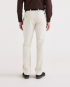 Back view of model wearing Sahara Khaki Men's Slim Fit Smart 360 Flex Ultimate Chino Pants.