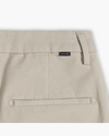 View of model wearing Sahara Khaki Mid-Rise Collins Trouser with Sculpt, Slim Fit.