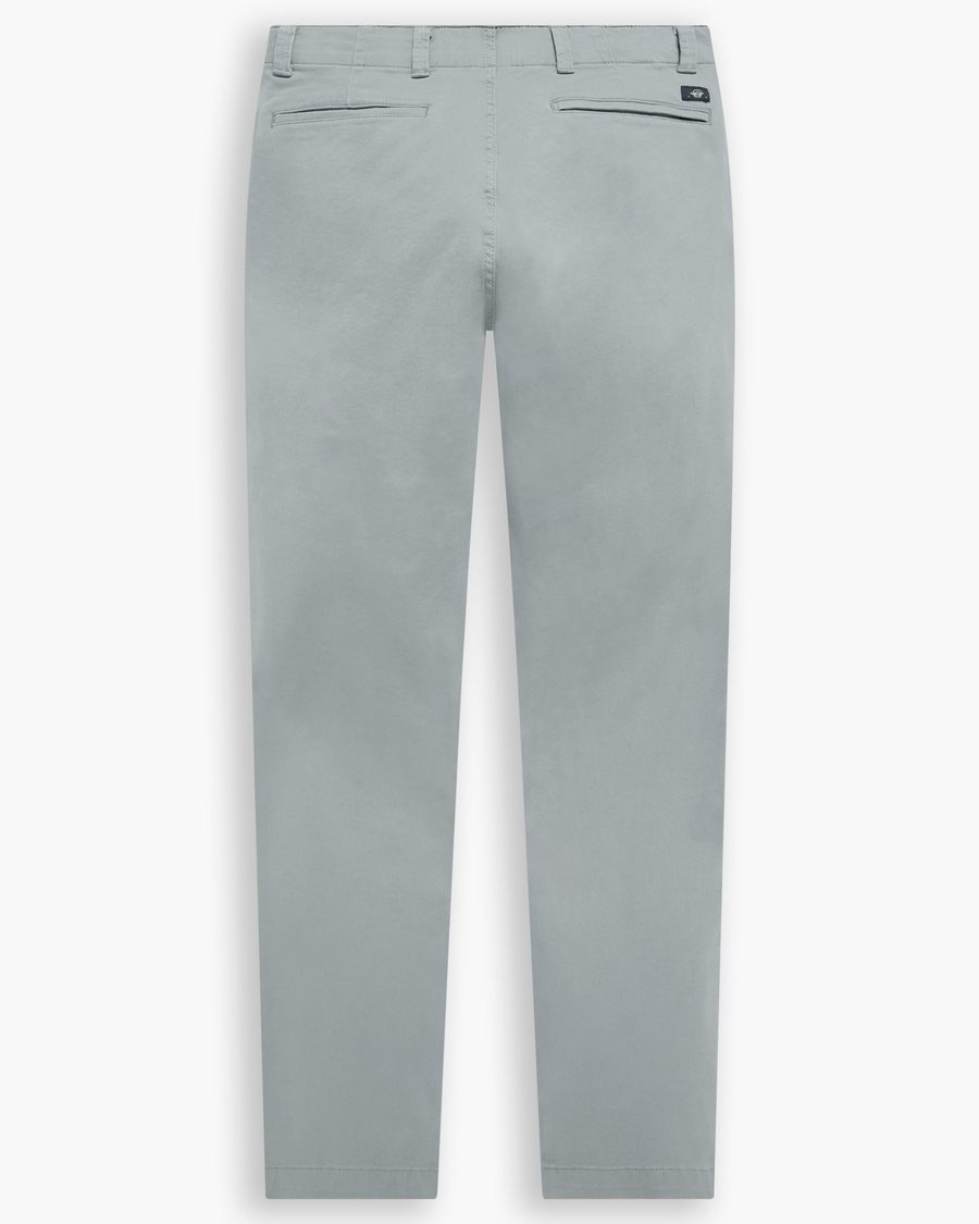 View of model wearing Sharkskin Alpha Chino Pants, Slim Fit.