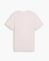 View of model wearing Stencil Pink Graphic Tee, Slim Fit.