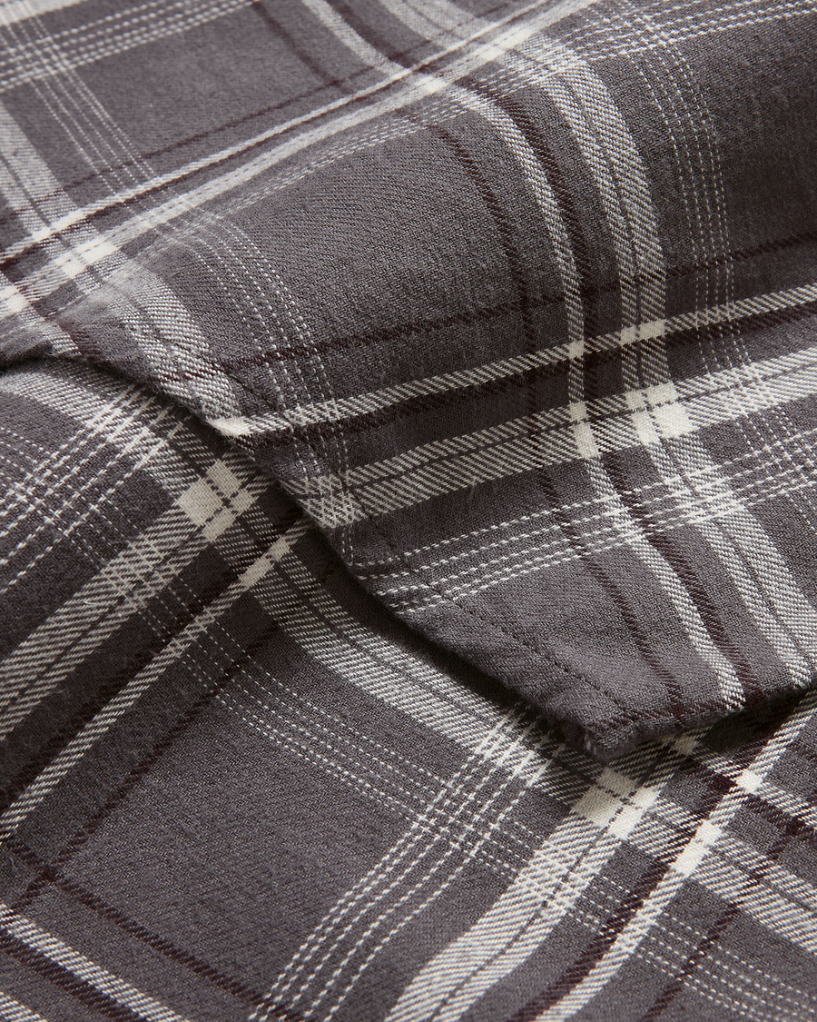 View of model wearing Thunderstorm Gray Original Shirt, Slim Fit.