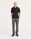 Front view of model wearing Thunderstorm Ultimate Chinos, Slim Fit.
