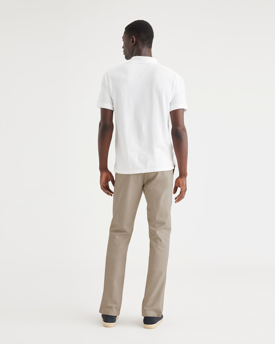 Back view of model wearing Timber Wolf Original Chino, Slim Fit.