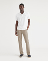 Front view of model wearing Timber Wolf Original Chino, Slim Fit.