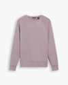 View of model wearing Toadstool Crewneck Sweatshirt, Regular Fit.