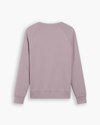 View of model wearing Toadstool Crewneck Sweatshirt, Regular Fit.
