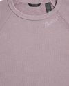 View of model wearing Toadstool Crewneck Sweatshirt, Regular Fit.