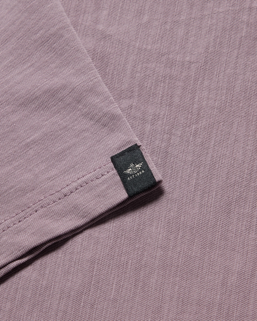 View of model wearing Toadstool Favorite Tee Shirt, Slim Fit.