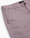 View of model wearing Toadstool Weekend Chino, Slim Fit.