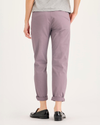 Back view of model wearing Toadstool Weekend Chino, Slim Fit.