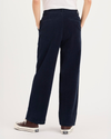 Back view of model wearing Total Eclipse Blake Chino, High Straight Fit.