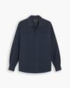View of model wearing Total Eclipse Overshirt, Relaxed Fit.