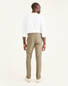 Back view of model wearing True Chino Smart 360 Flex Comfort Knit Chino Pants, Slim Fit.