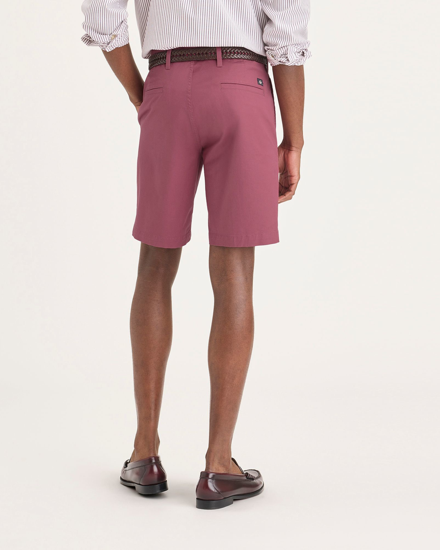 Back view of model wearing Twin Lakes Navy Blazer Men's Straight Fit Ultimate Short.