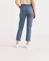 Back view of model wearing Vintage Indigo Women's Slim Fit Weekend Chino Pants.