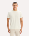 Front view of model wearing Waterlily Original Tee, Slim Fit.
