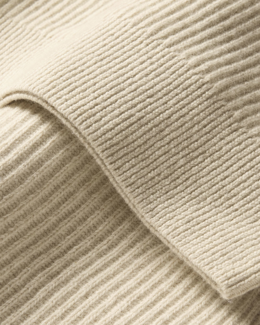 View of model wearing Wishbone Crewneck Sweater, Regular Fit.